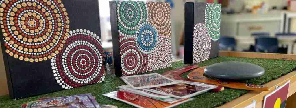 preschool parramatta with indigenous artwork on display