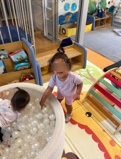 babies playing in the soft ball pit at kiddie garden parramatta