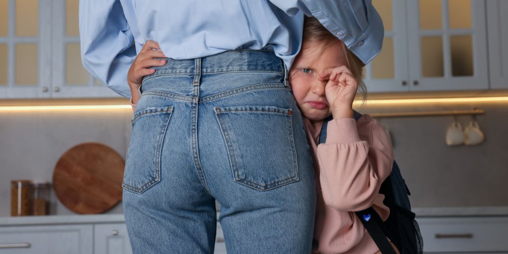 preschool child with separation anxiety