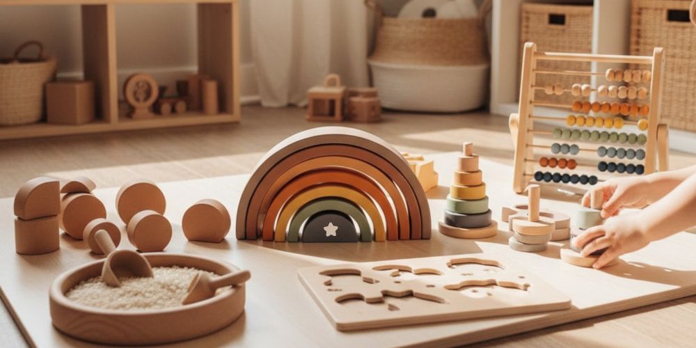 reggio emilia vs montessori style play setup