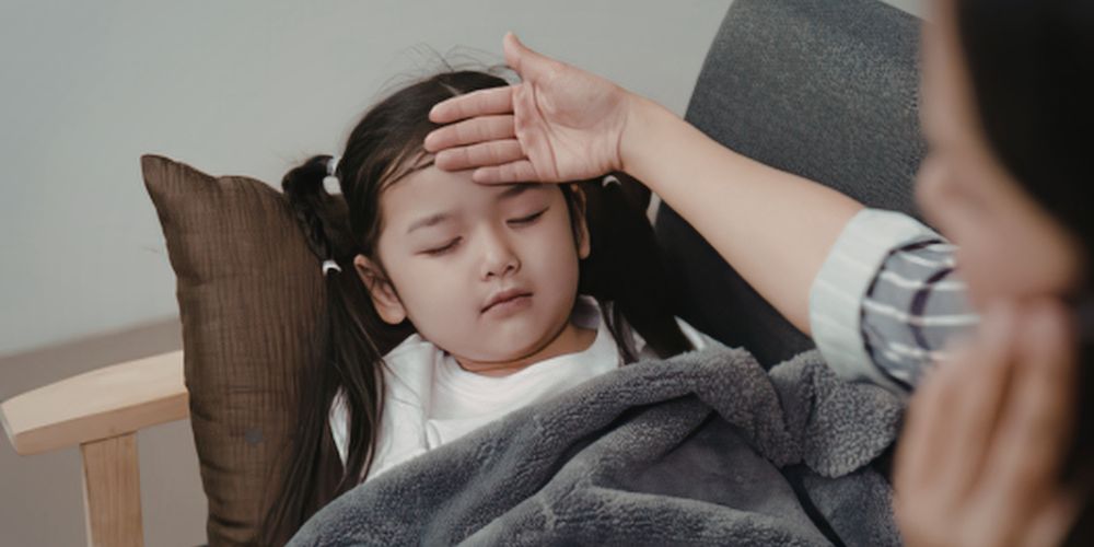 unwell child with fever