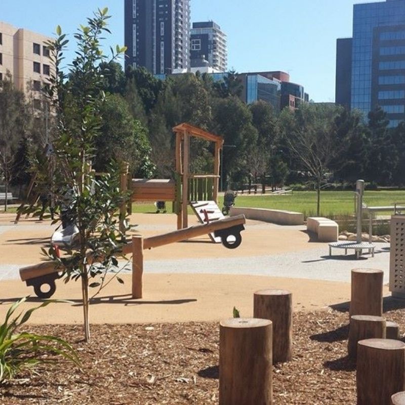 jubilee park wooden play equipment for children